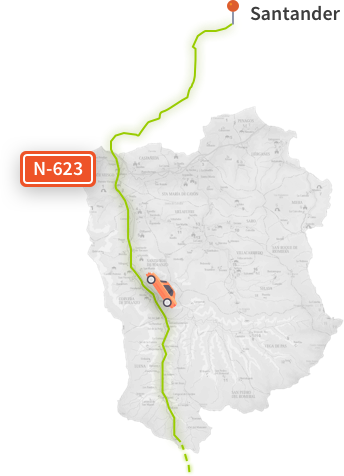 Actividades que se pueden realizar en la zona mapa carretera N623